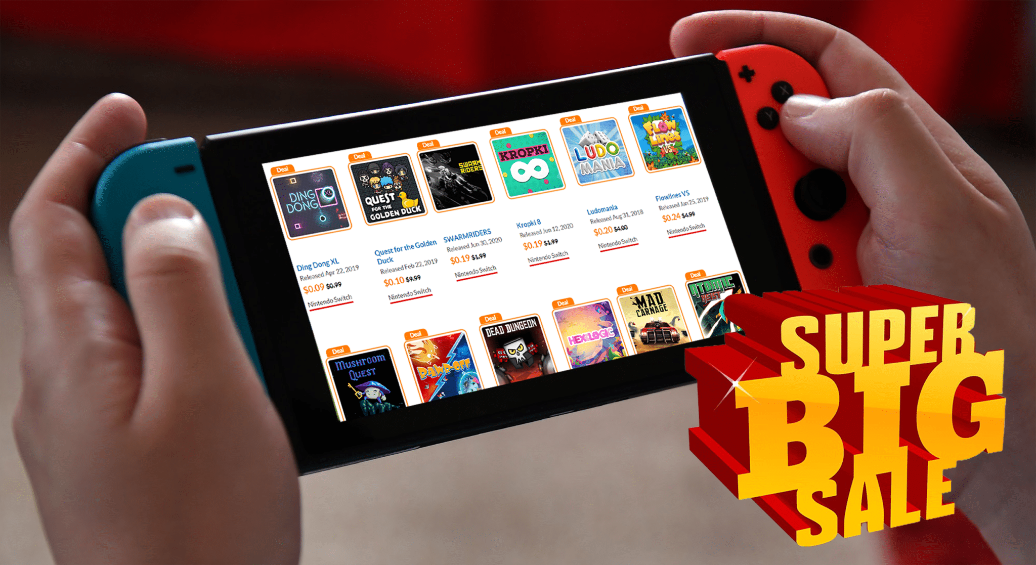 Nintendo Delights with 100 Heavily Discounted Switch Games